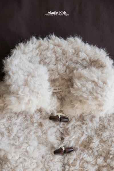 ALADIN09｜(75cm-114cm) 毛茸茸牛角扣外套3