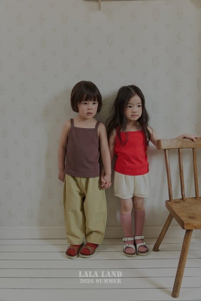 lala land65｜(75-120cm) 4色素面棉質長褲14