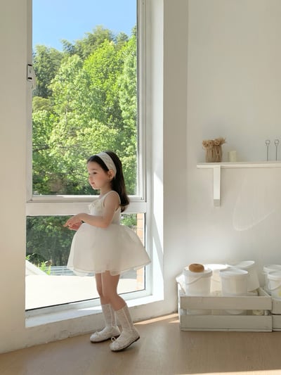 JE38｜(66-120cm) 無袖蕾絲花邊包屁衣/洋裝5