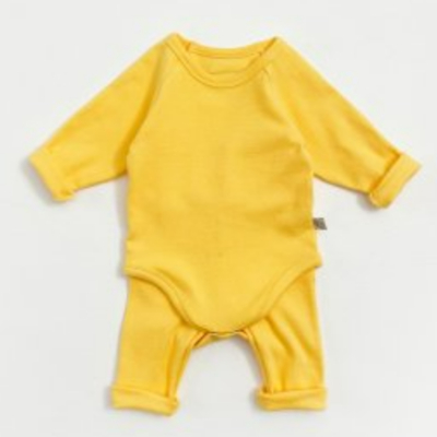 Oottbebe30｜(0m-12m) 糖果色居家包屁衣褲子套裝14