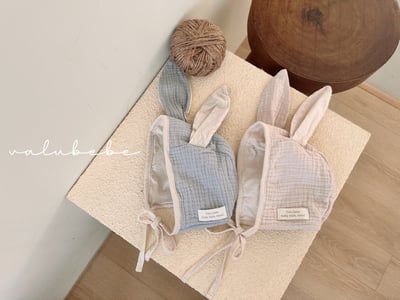 Valubebe 78｜(Free) 兔子撞色帽子2