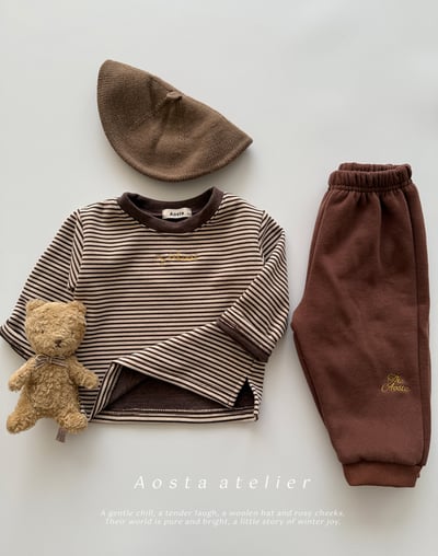 AOSTA42｜(6m-5y) 簡約休閒束口褲11