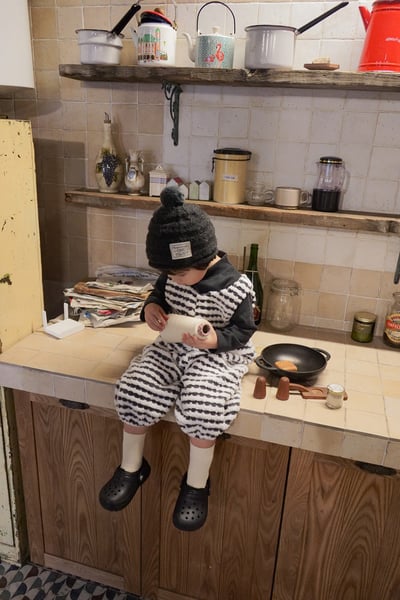 onu 14｜(70cm-115cm) 絨毛條紋連身褲19