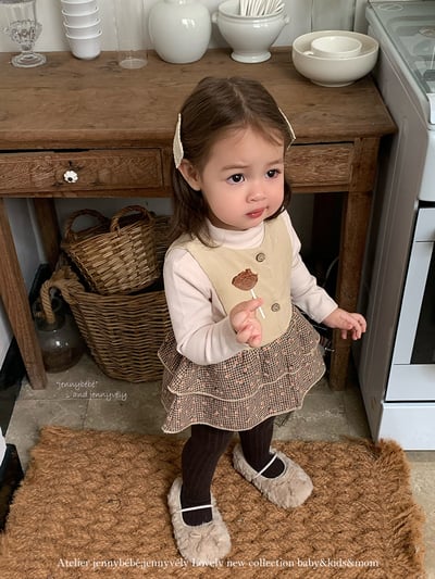 JE 615｜(73-100cm)  蛋糕裙連身包屁衣10