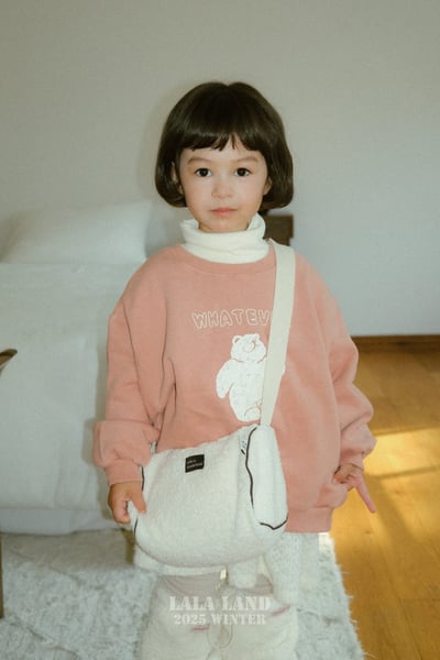 lala land46｜(free) 3色毛毛小黑標肩背包5