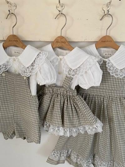 Anne Shirley05｜(1y-5y) 2色蕾絲花邊襯衫4