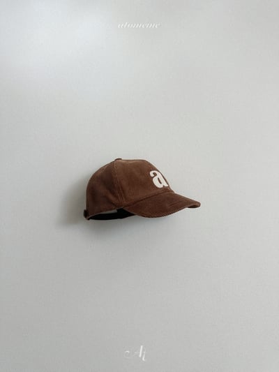 AT31｜(free) 復古字母燈芯絨棒球帽3