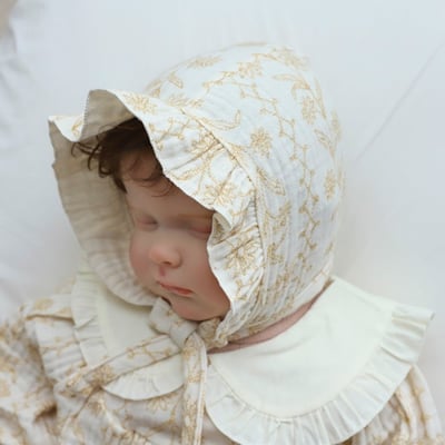 LEMONADE19｜(55cm-85cm) 2色翻領碎花包屁衣7