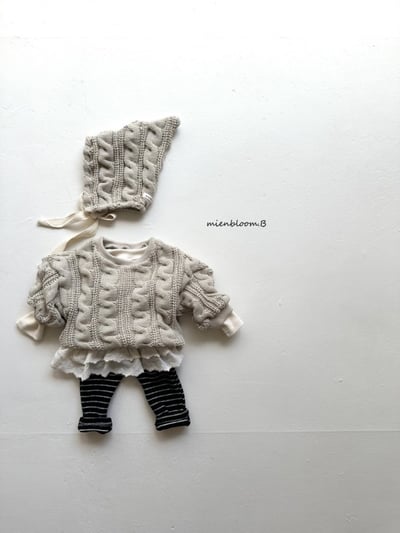 Bloom.b35｜(0m-24m) 條紋內搭緊身褲4