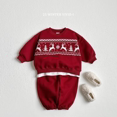 vivid82｜(78cm-125cm) 麋鹿北極熊印花休閒上衣14