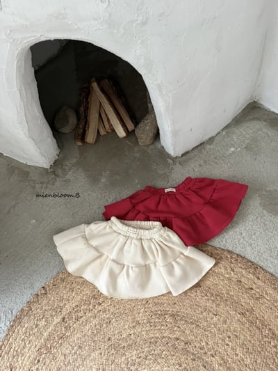 Bloom.b26｜(85cm-125cm) 荷葉刷毛褲裙5