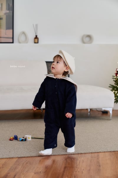 bebe nine13 (55cm-75cm) 2色水手領連身衣3