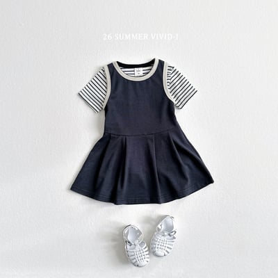 vivid33｜(78cm-125cm) 2款甜美網球無袖連身裙11