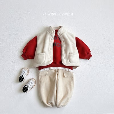 vivid94｜(78cm-125cm) 簡約英字休閒套裝5