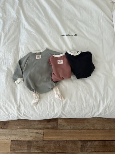 Bloom.b48｜(0m-18m) 撞色華夫格包屁衣5