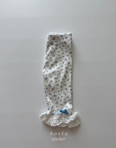 AOSTA39｜(6m-5y) 3款山茶花蕾絲邊褲7