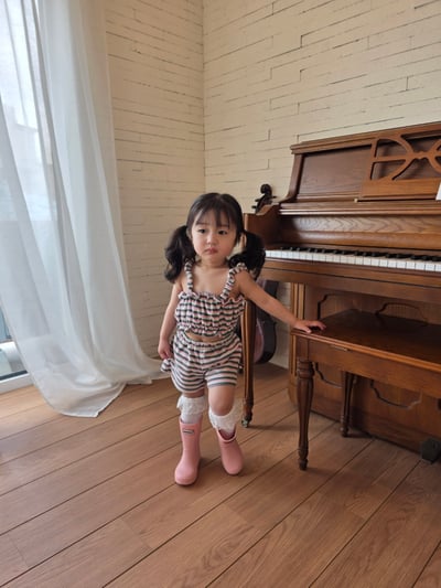 Color25｜(75-115cm) 細肩條紋套裝12