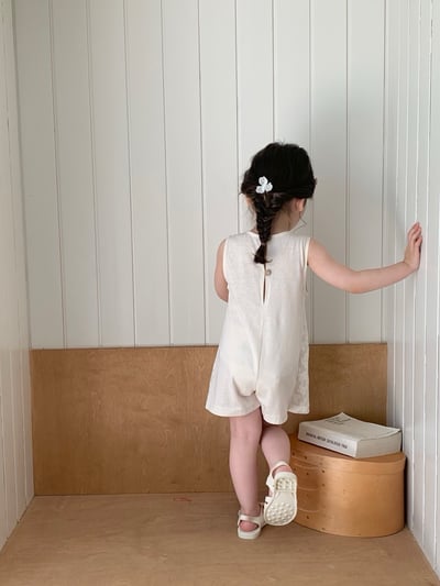 JE46｜(80-120cm) 蕾絲花連身褲2