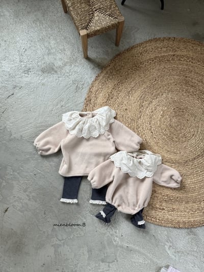 Bloom.b16｜(85cm-125cm) 蕾絲花瓣領上衣12