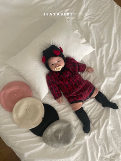 JEAYA08｜(3m-12m) 3色復古菱形針織套裝13