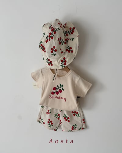 AOSTA41｜(6m-5y) 2款甜美水果插圖上衣13