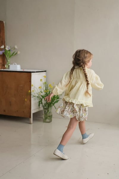 FLO51｜(75-140) 2色鬱金香棉裙8