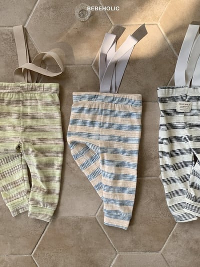 Bebe holic02｜(3m-18m) 素描背帶打底褲3