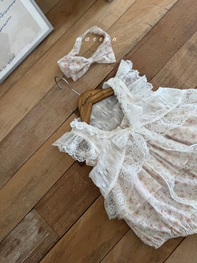 Marron49｜(3m-6y) 法式蕾絲背心7