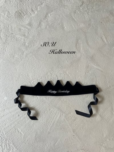 SO.U02｜(Free)  刺繡生日皇冠帽7