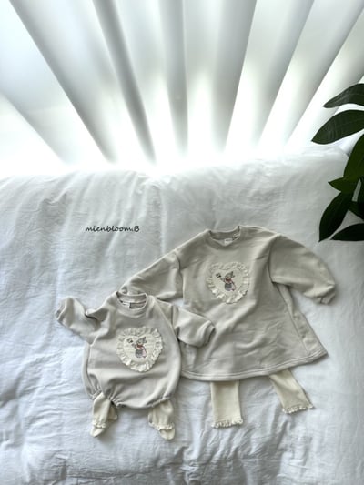 Bloom.b11｜(0m-24m/85cm-125cm) 蕾絲小兔花布包屁衣/洋裝13