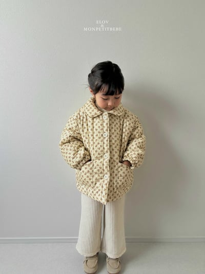 Monpetitbebe14｜(70cm-110cm) 燈芯絨蕾絲微寬褲13