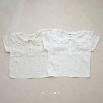 mimi market22 (75-90cm)  花邊翻領上衣1