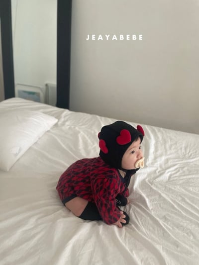 JEAYA08｜(3m-12m) 3色復古菱形針織套裝14