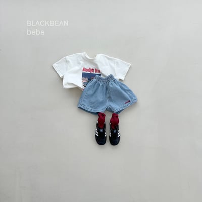 BEAN14｜(65-80cm) 短袖上衣吊帶褲套裝3