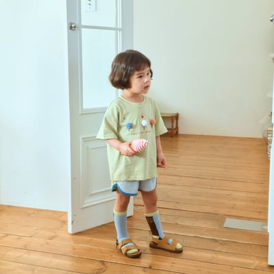 1st blue26｜(~93-118cm) 雪球冰淇淋印花上衣9