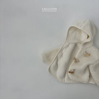 lala land53｜(75cm-120cm) 2色牛角扣刷毛連帽外套20