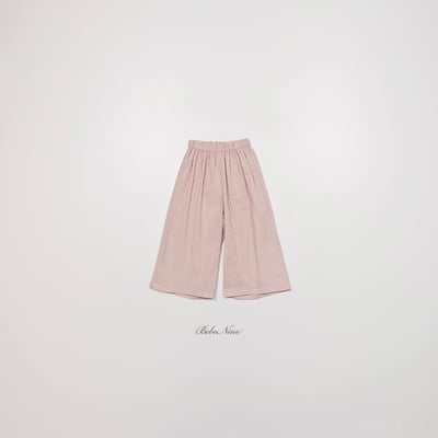 bebe nine24  (65cm-115cm) 3色休閒寬鬆褲7