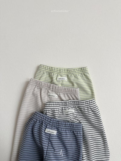 Atomeme07｜(70-110) 細肩條紋背心/七分緊身褲15