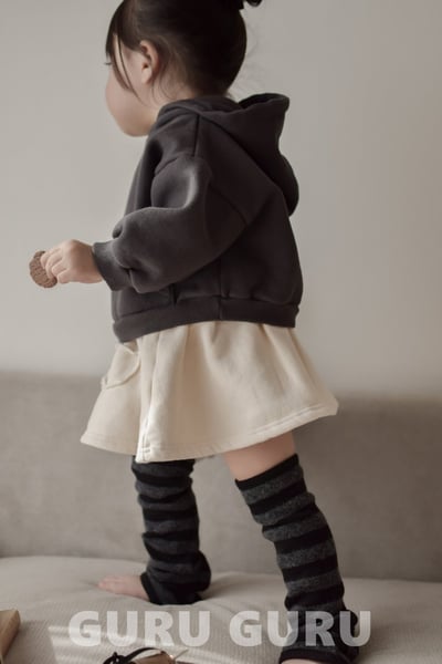 GURU GURU04｜(6m-24m) 4色條紋腳套襪8