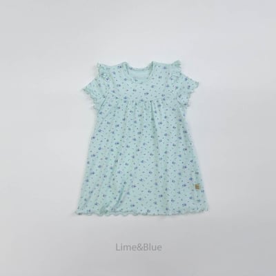 LIME&BLUE18｜(80-118cm)  可愛花朵連身裙5