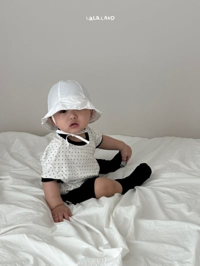 lala land07｜(3m-18m) 2色波點愛心上衣15