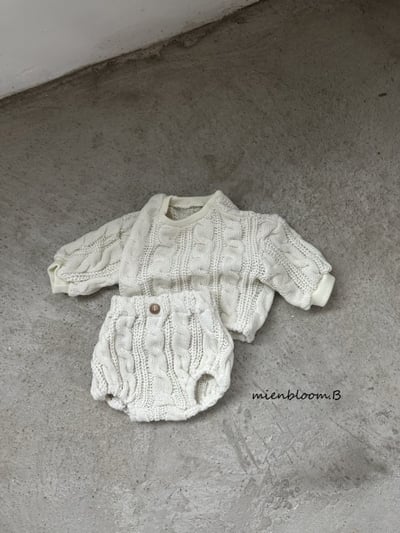 Bloom.b29｜(0m-24m) 麻花針織上衣7