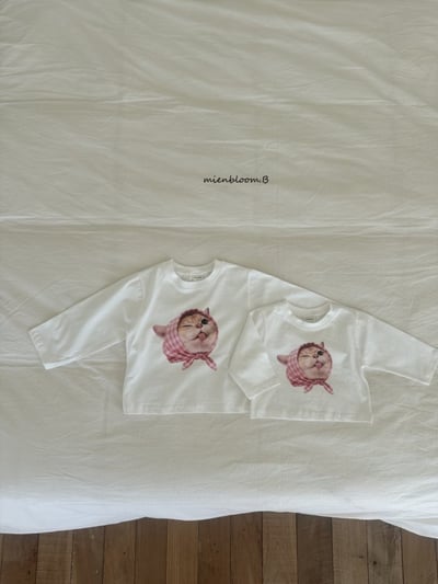 Bloom.b07｜(0m-7y) 小貓印花上衣5