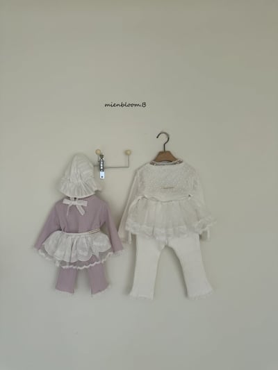 Bloom.b29｜(0m-7y) 羅紋蕾絲邊上衣11