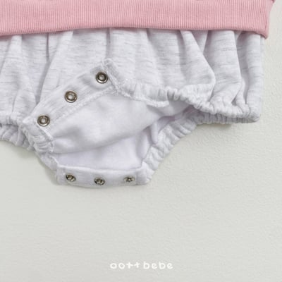 Oottbebe23｜(0m-12m) 熊兔拼色包屁衣19
