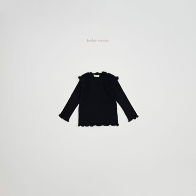 bebe nine40 (65cm-115cm) 3色柔軟摺邊上衣13