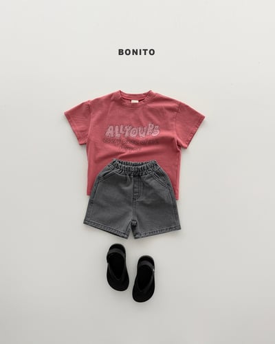 Bonito13｜(75cm-125cm) 3色彩繪英文字母上衣11