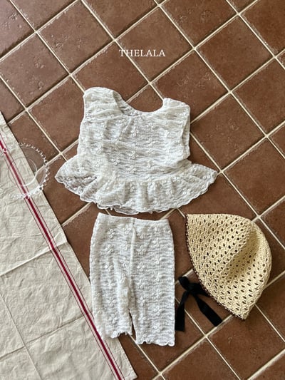 thelala27｜ (70-115) 幸運草蕾絲緊身褲6