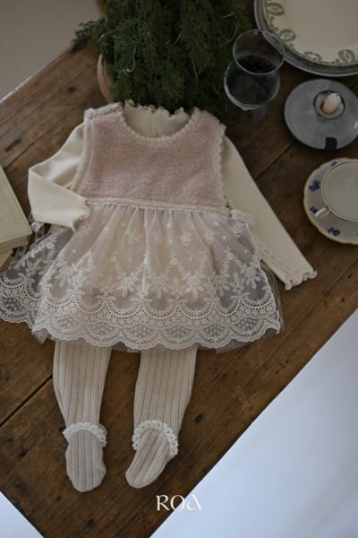 ROA39｜(6m-18m) 3色蝴蝶結緞帶捲邊上衣14