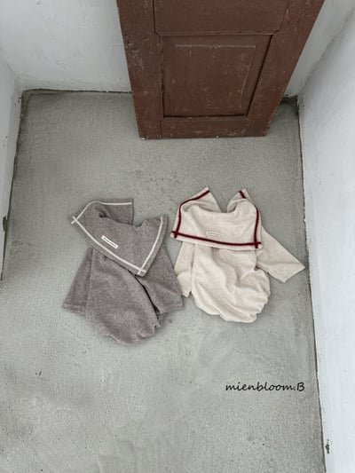 Bloom.b04｜(0m-24m) 水手翻領包屁衣2